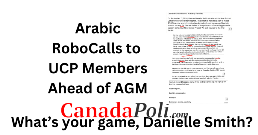 Arabic RoboCalls to UCP Members